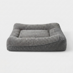 Spacious Bolster Dog Bed for Restful Sleep