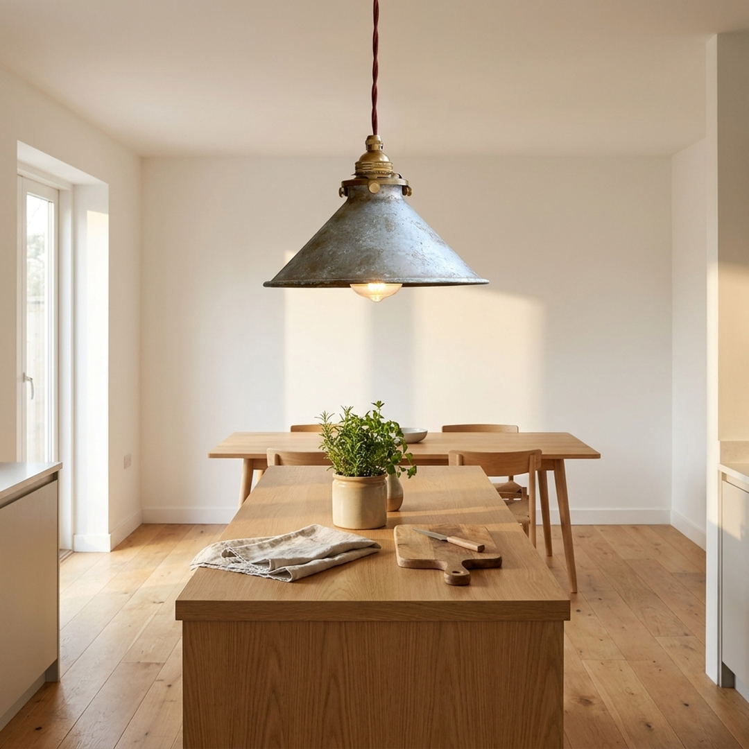 Compact Cone Pendant Light for Focused Glow