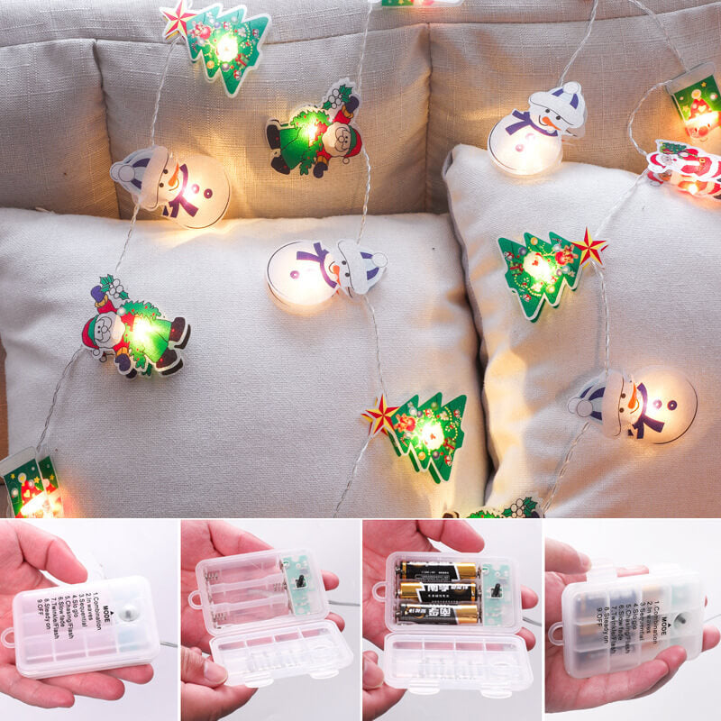 Christmas Table String Lights For Cozy Glow