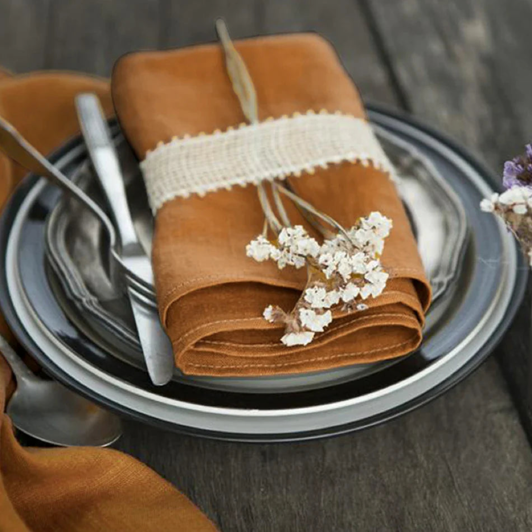 French Linen Napkin Set for Effortless Dining