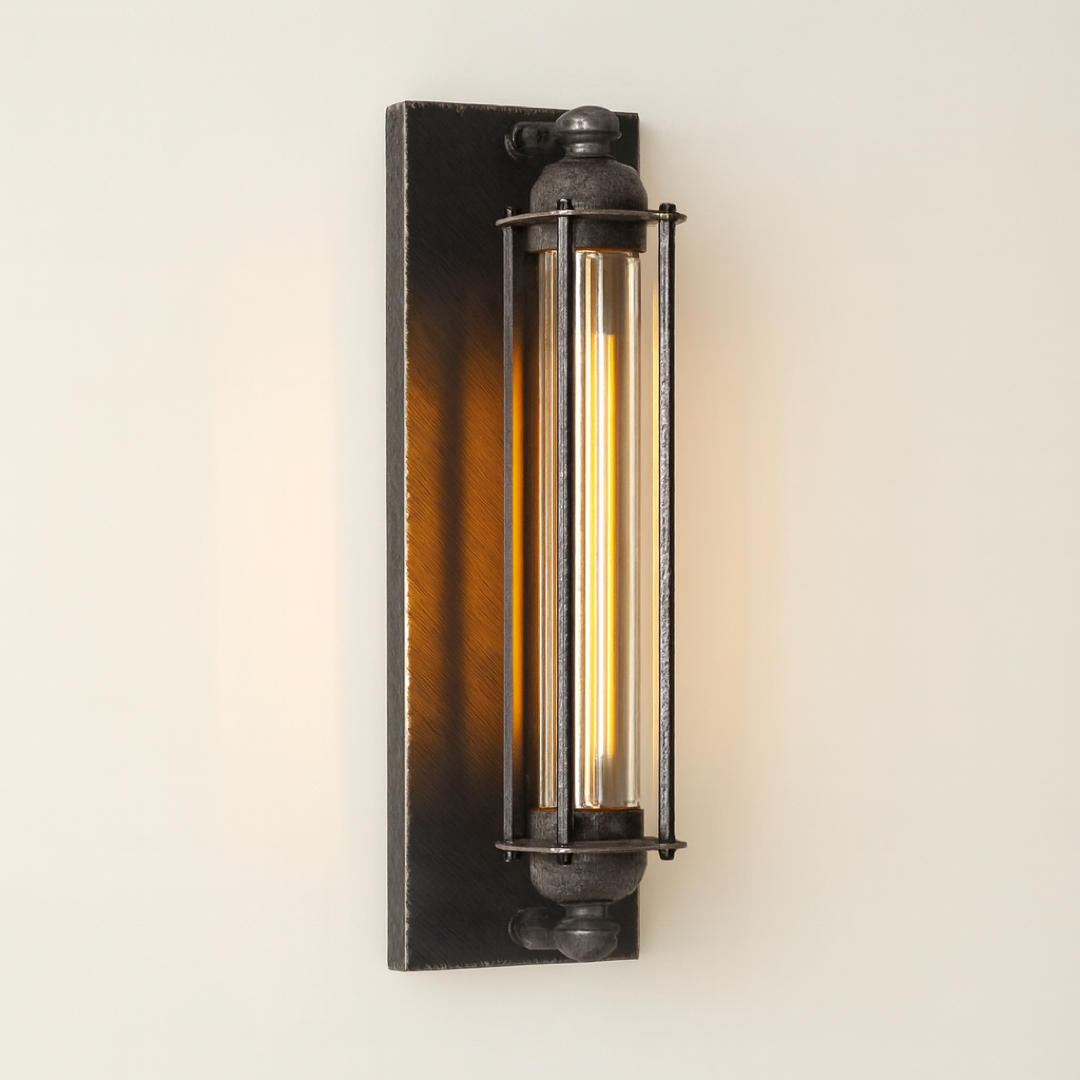 Vintage Metal Wall Light for a Warm Glow