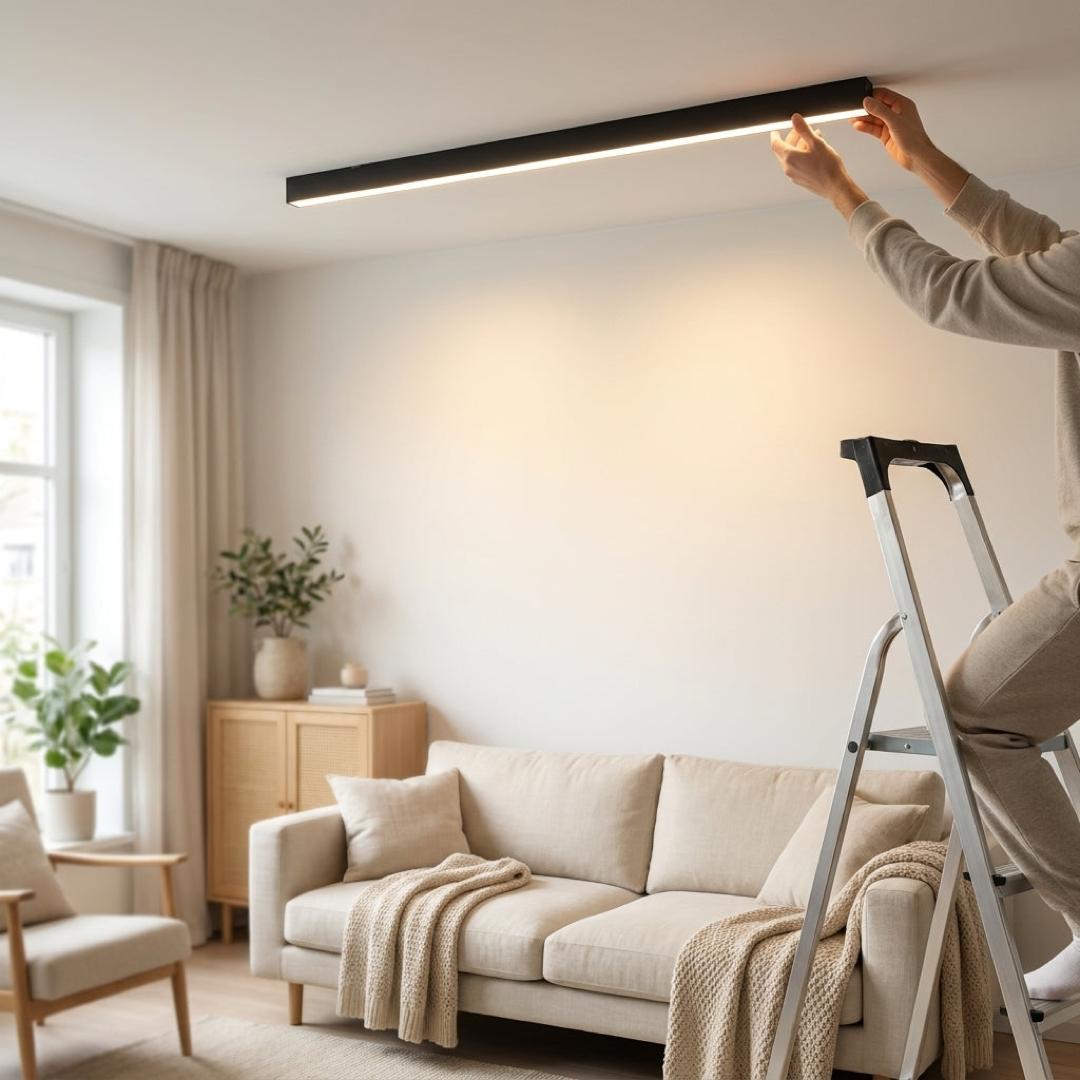 Linear LED Ceiling Light for Even Illumination