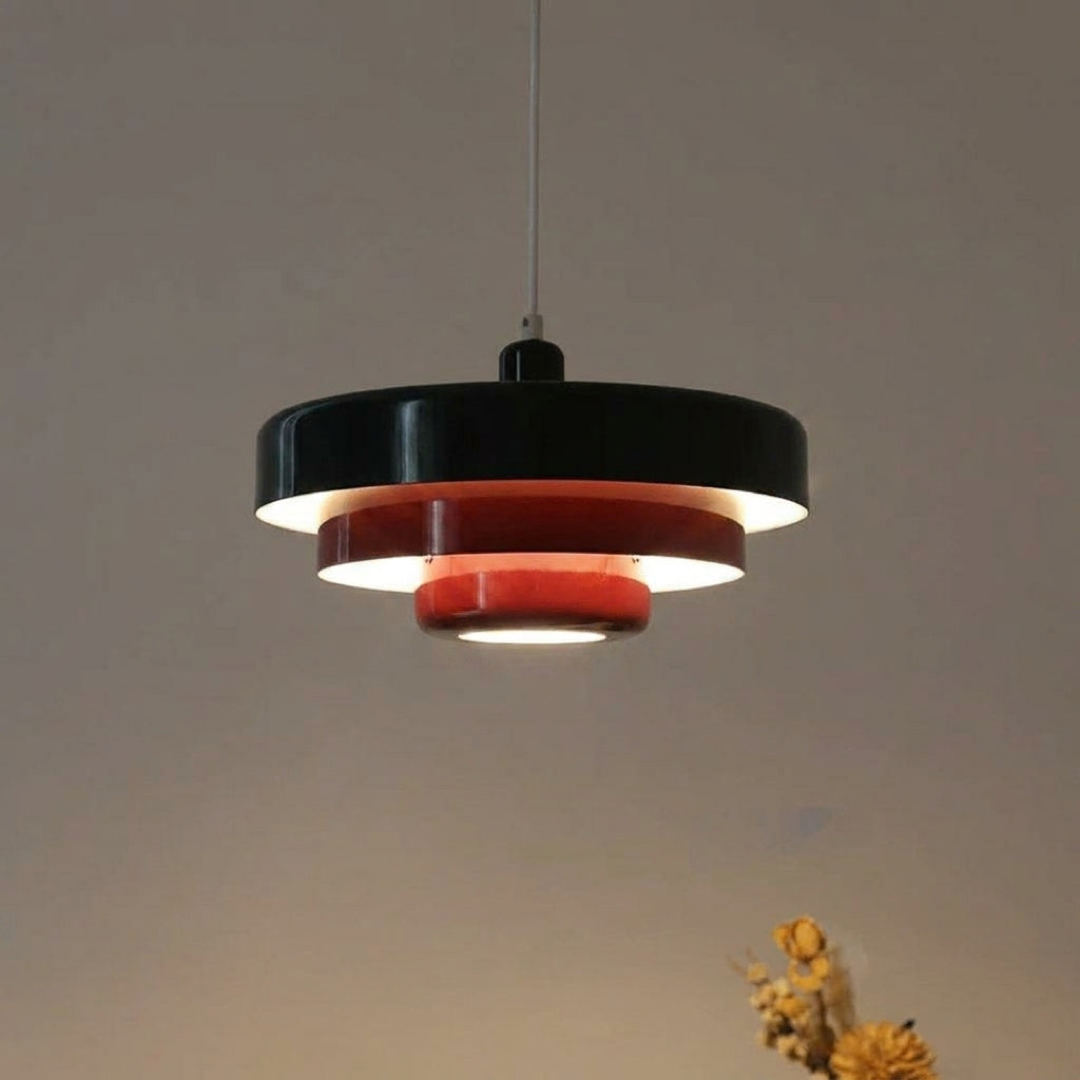 Three-Tier Pendant Light for a Cozy Glow