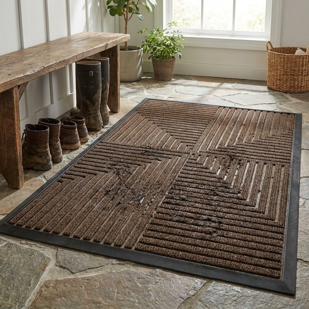 Dirt-Trapping Entry Mat for Cleaner Floors
