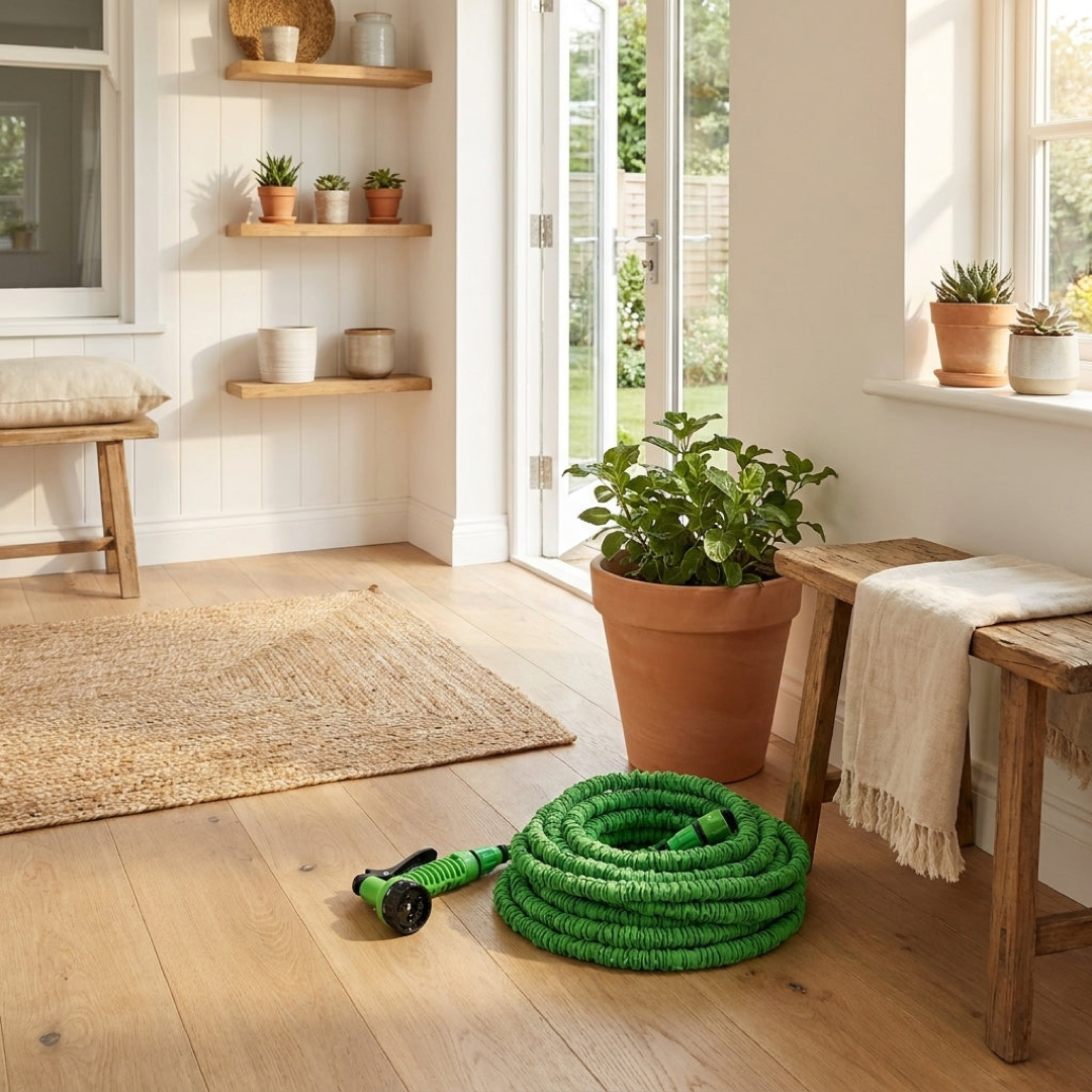 PowerFlow Garden Hose for Effortless Outdoor Cleaning