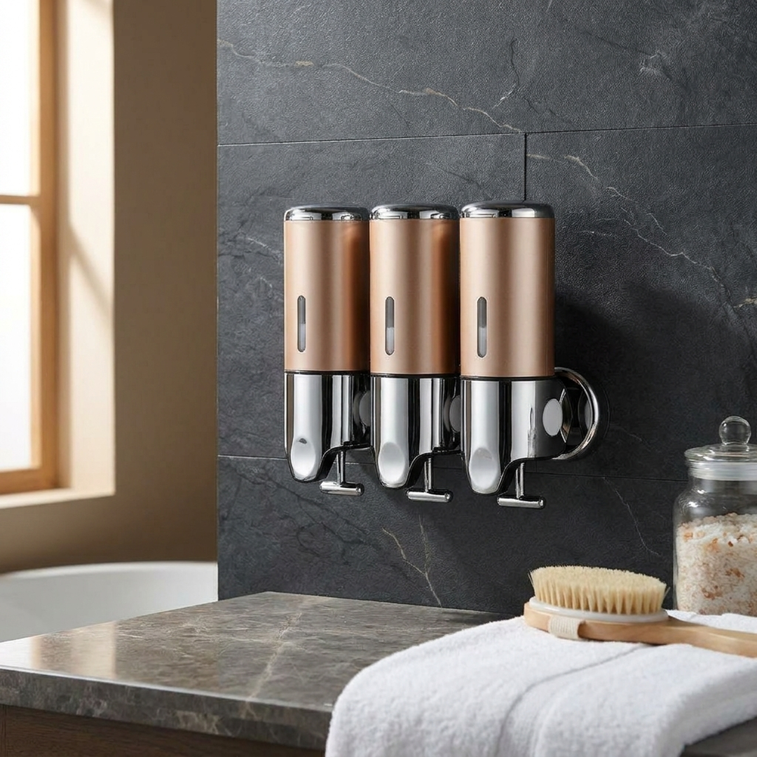 Wall-Mounted Soap Dispenser for Clutter-Free Sinks