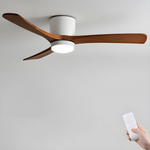 Wood Blade Ceiling Fan Light for Quiet Comfort