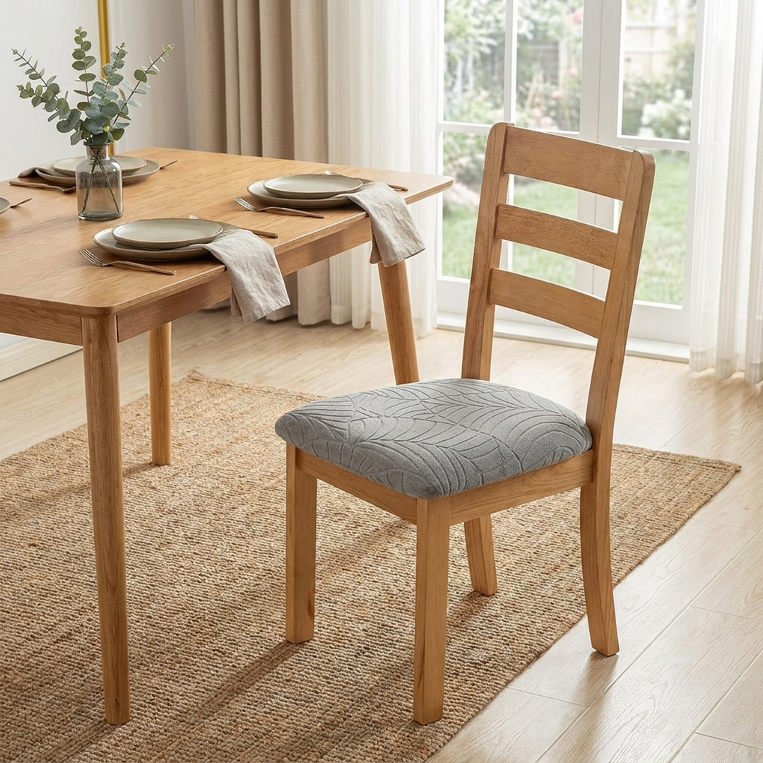 Jacquard Dining Chair Covers for Everyday Protection