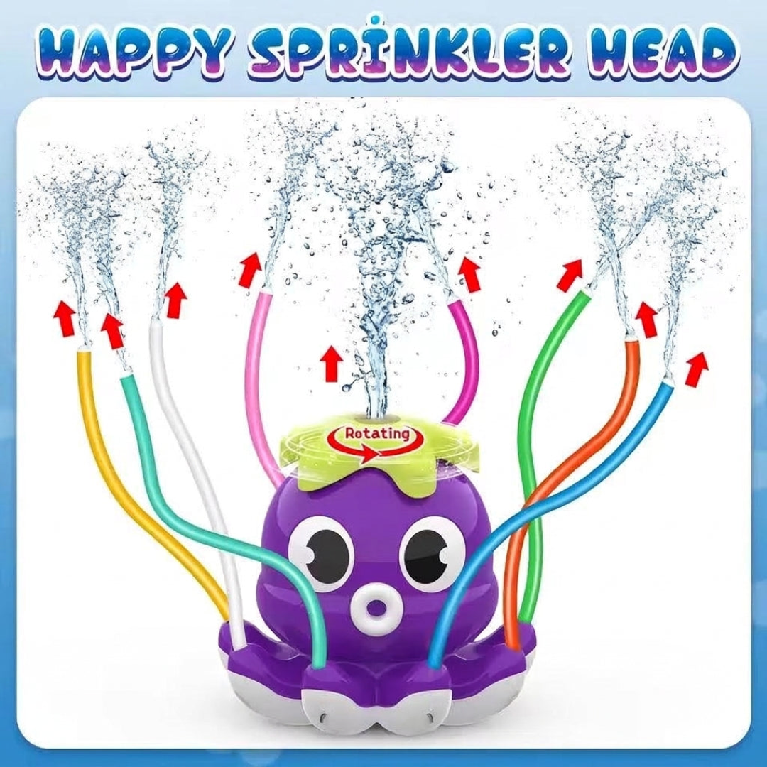 Wiggly Octopus Sprinkler for Active Summer Play