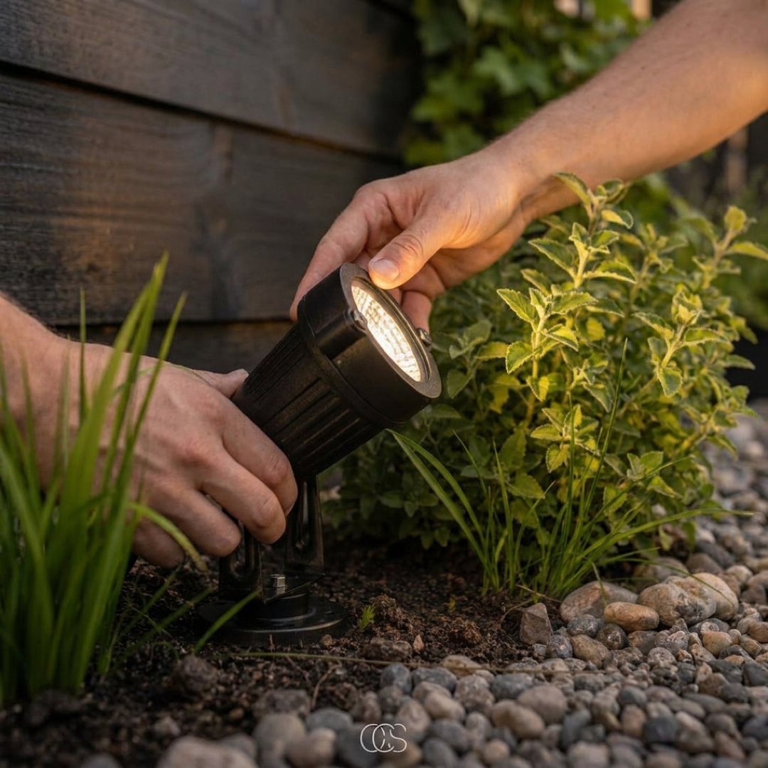 Swivel Garden Spotlight for Focused Illumination