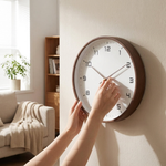 Minimalist Wood Wall Clock for Peaceful Rooms