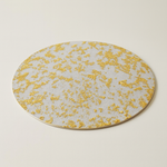 Shimmering Foil Placemats for Effortless Cleanup