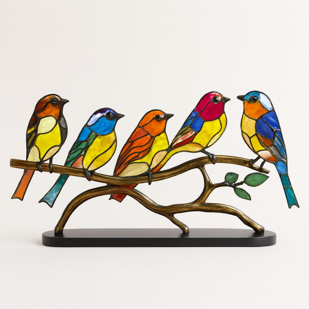 Sunlit Bird Suncatcher Brightens Any Room