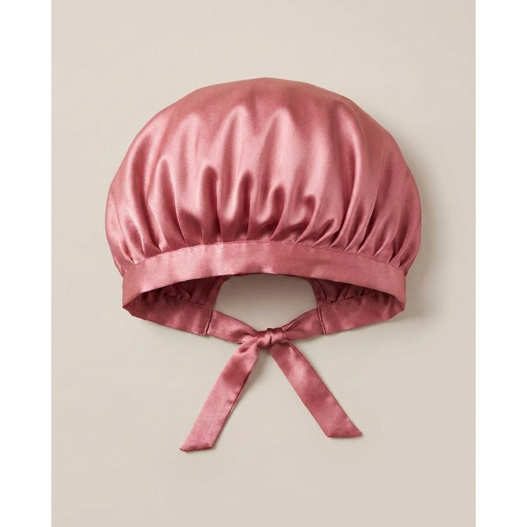 Adjustable Silk Sleep Bonnet for Healthier Hair