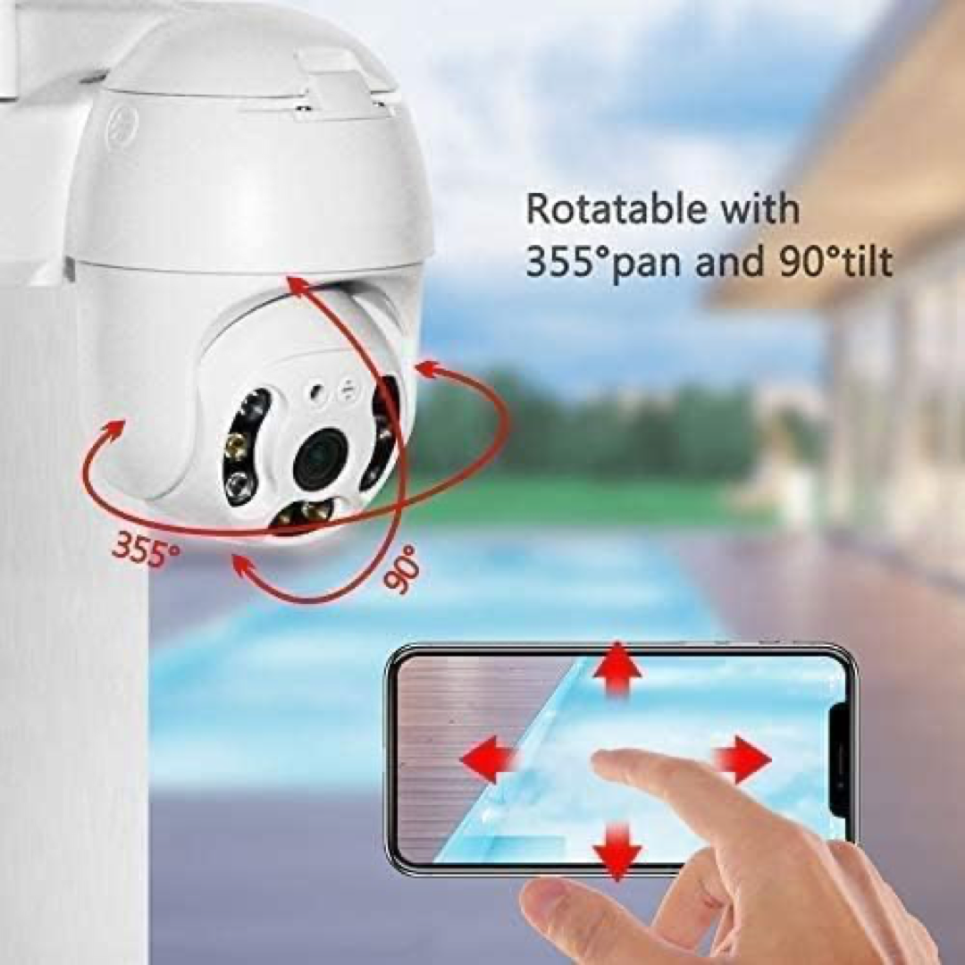 Outdoor Dome Security Camera – No Blind Spots