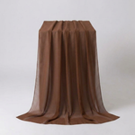 Sheer Chiffon Table Runner for Effortless Elegance