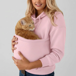 Pet Pocket Hoodie for Hands-Free Cuddles
