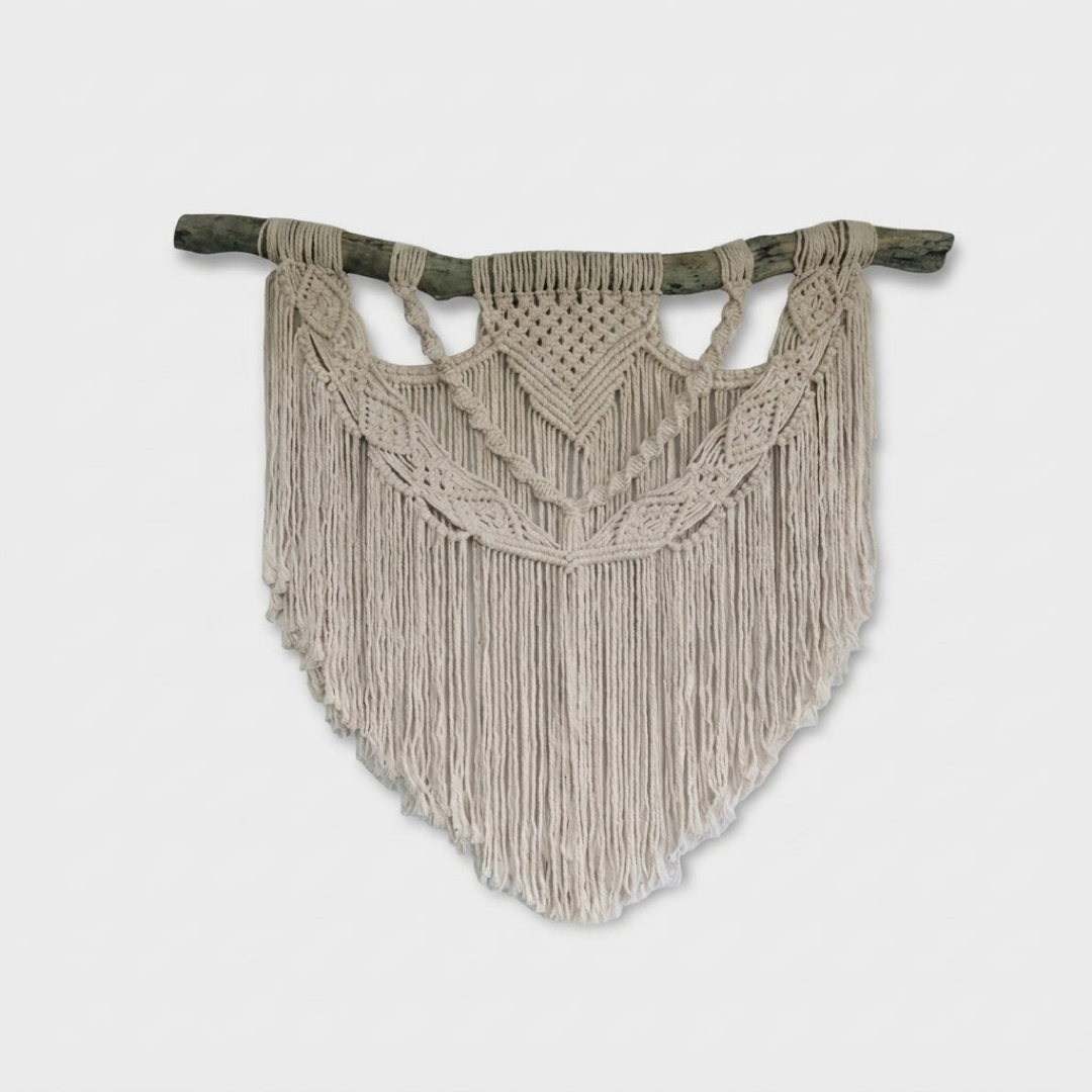 Handwoven Macrame Tapestry for Serene Spaces