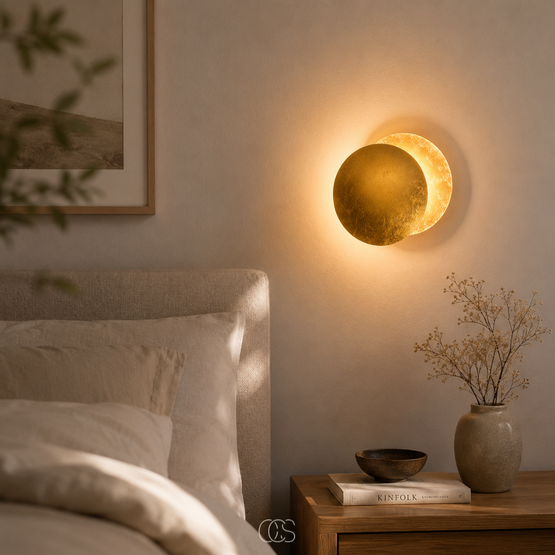 Rotating Moon Wall Light for Tailored Ambiance