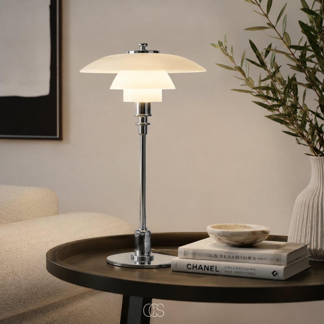 Geometric Wire Table Lamp for Cozy Ambience
