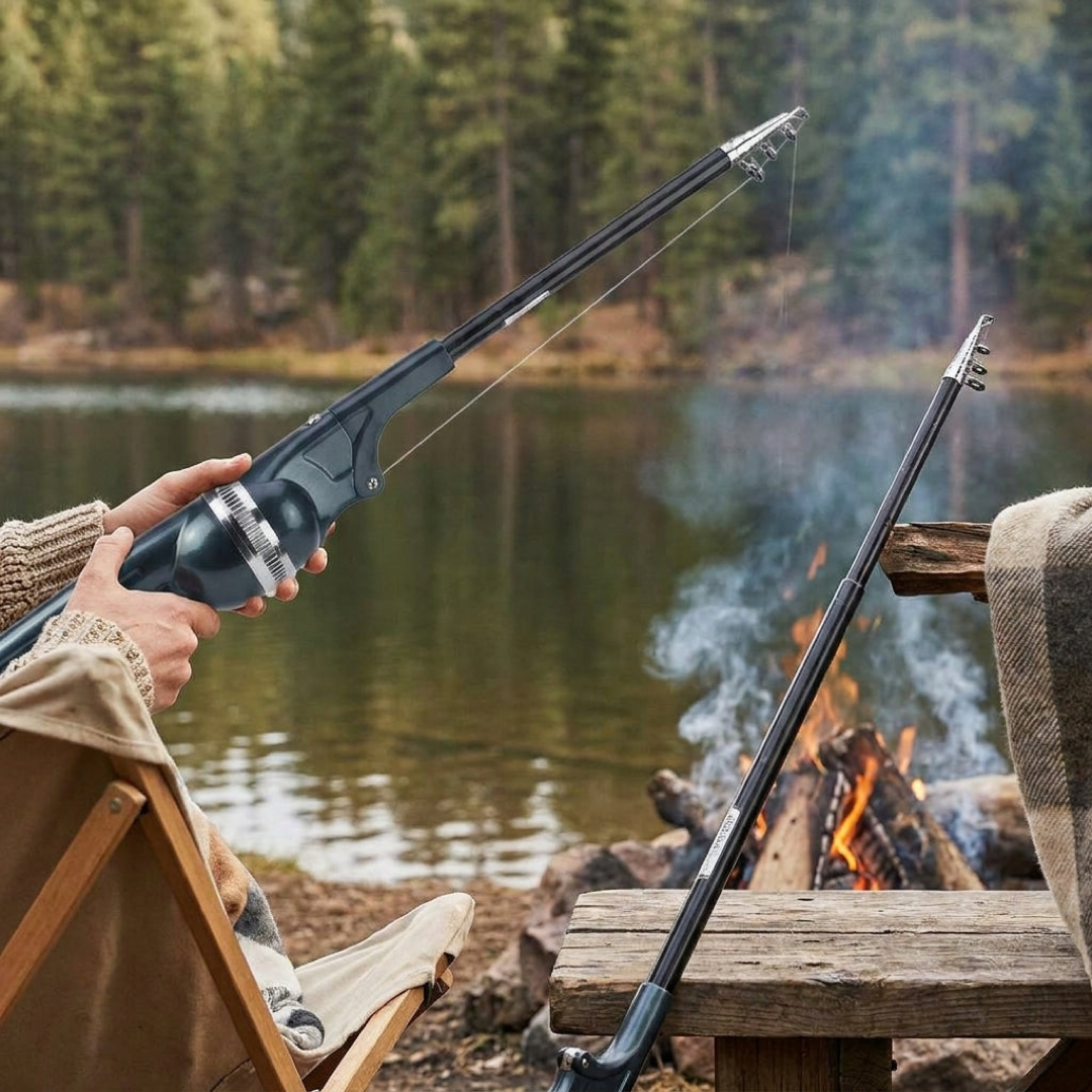 Collapsible Fish Roaster for Even Campfire Cooking