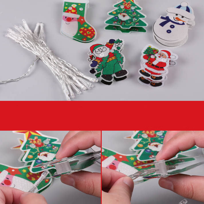 Christmas Table String Lights For Cozy Glow