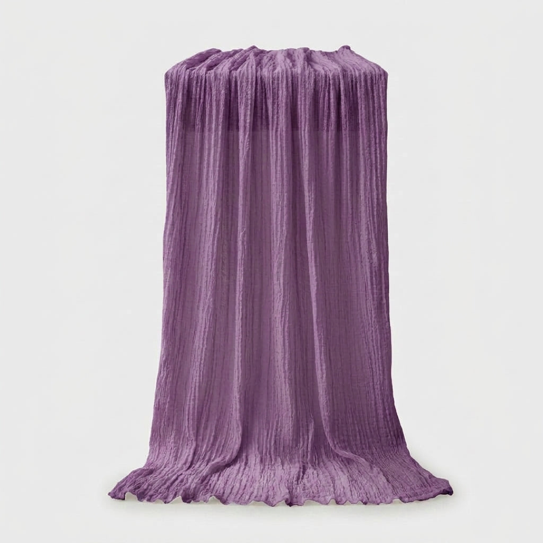 Flowing Gauze Table Runner for Effortless Elegance