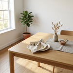 Embroidered Linen Napkin Set for Elegant Dining