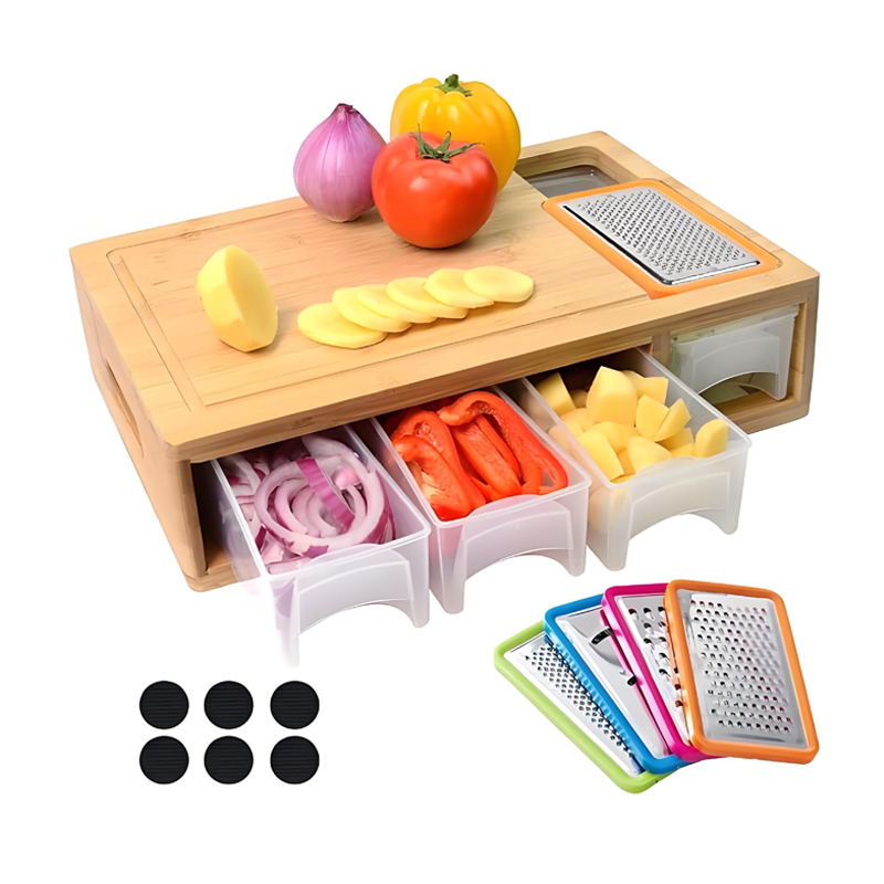 Bamboo Cutting Board For Cleaner Prep