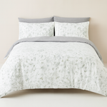 Botanical Cotton Duvet Set for Cooler Sleep