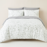 Botanical Cotton Duvet Set for Cooler Sleep