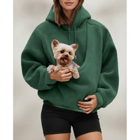 Cozy Pouch Hoodie for Hands-Free Pet Carrying