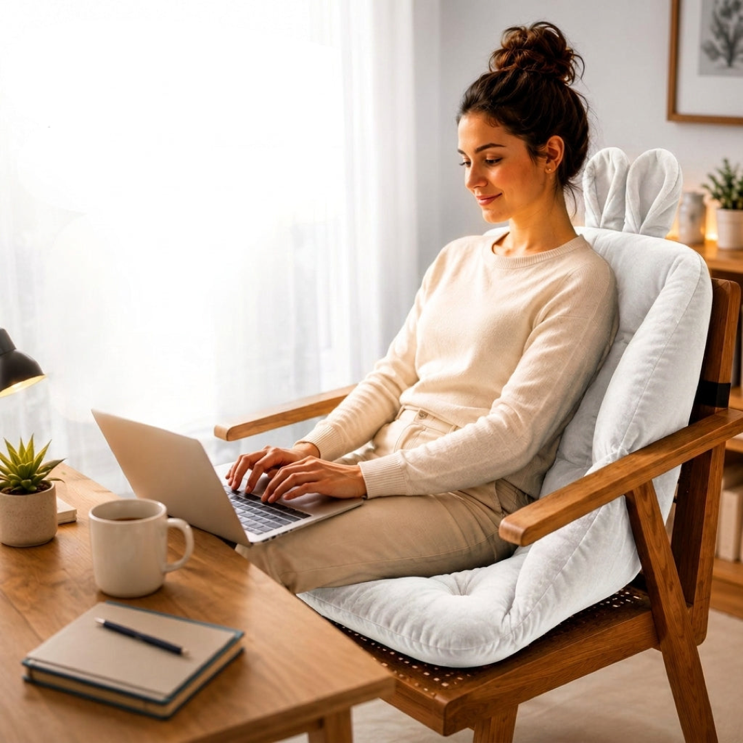 Memory Foam Seat Cushion for Long Sitting Comfort