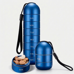 Modular Weekly Pill Case for Secure Carry