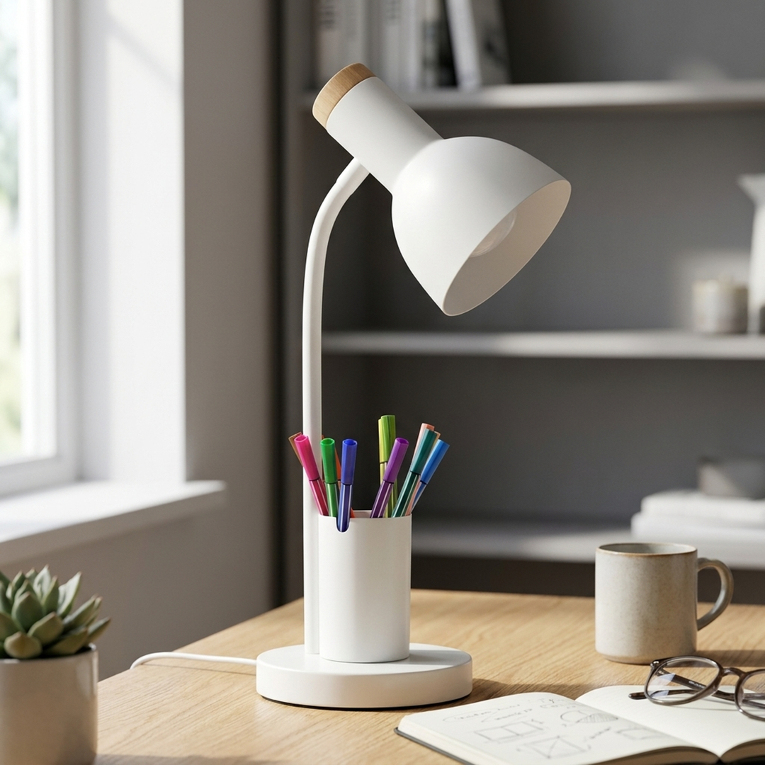 LED Organizer Lamp for a Clutter-Free Desk