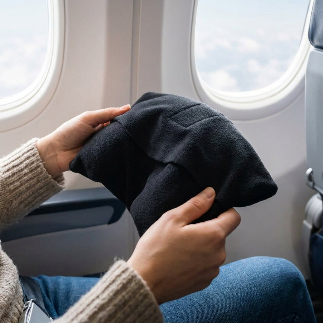 Memory Foam Travel Pillow for Neck Support