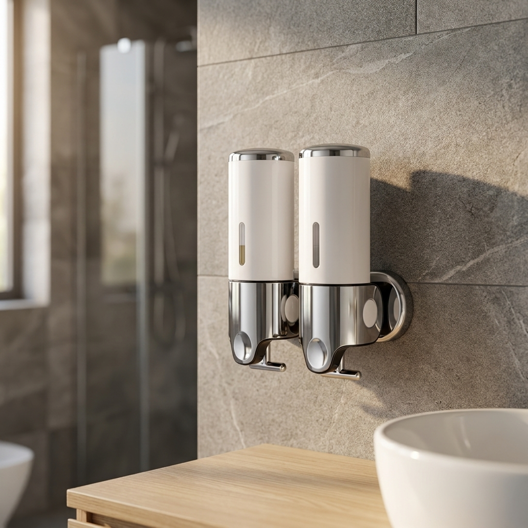 Wall-Mounted Soap Dispenser for Clutter-Free Sinks
