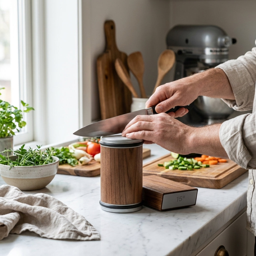 Rolling Knife Sharpener for Precise Edges