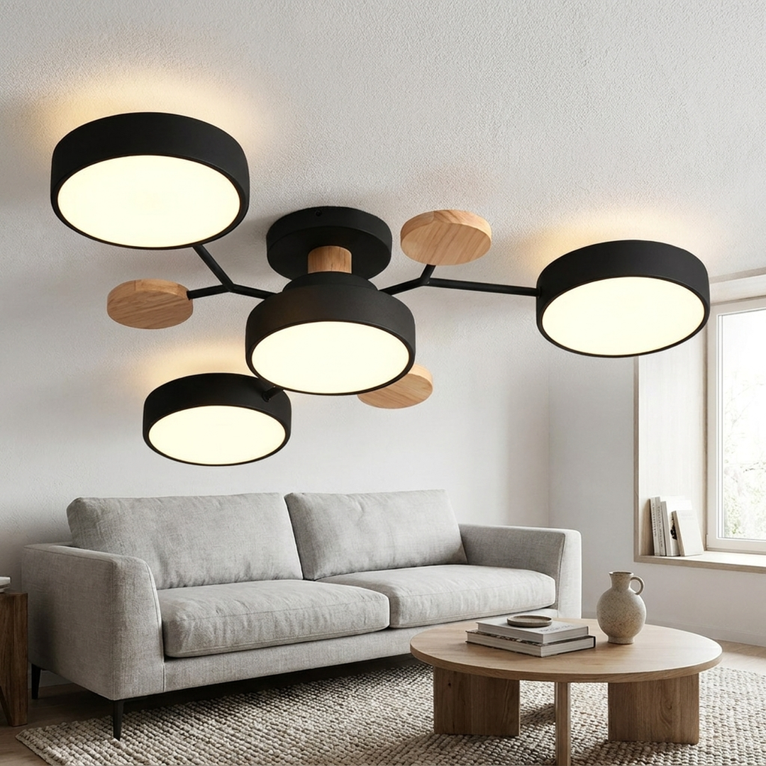 Minimalist LED Ceiling Light – Space-Saving Glow