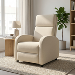 High-Back Recliner With Tuckaway Footrest