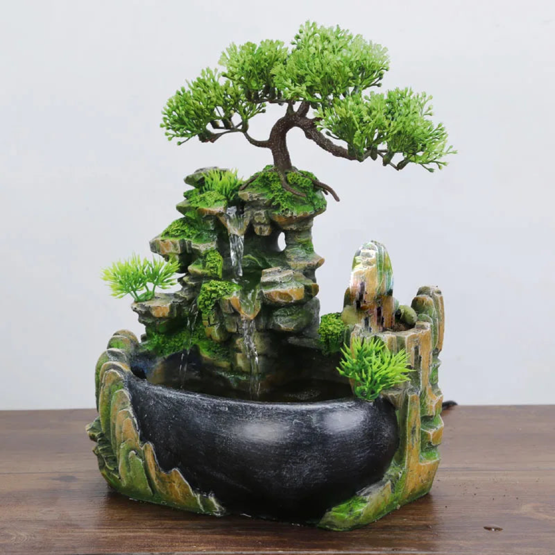 Tabletop Waterfall Fountain for Everyday Calm