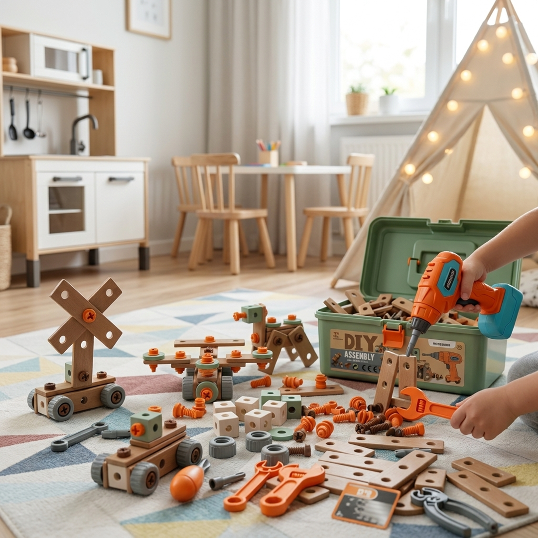 100-Piece Kids’ Tool Kit for Hands-On Discovery