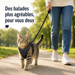 Escape-Resistant Cat Harness for Calmer Walks