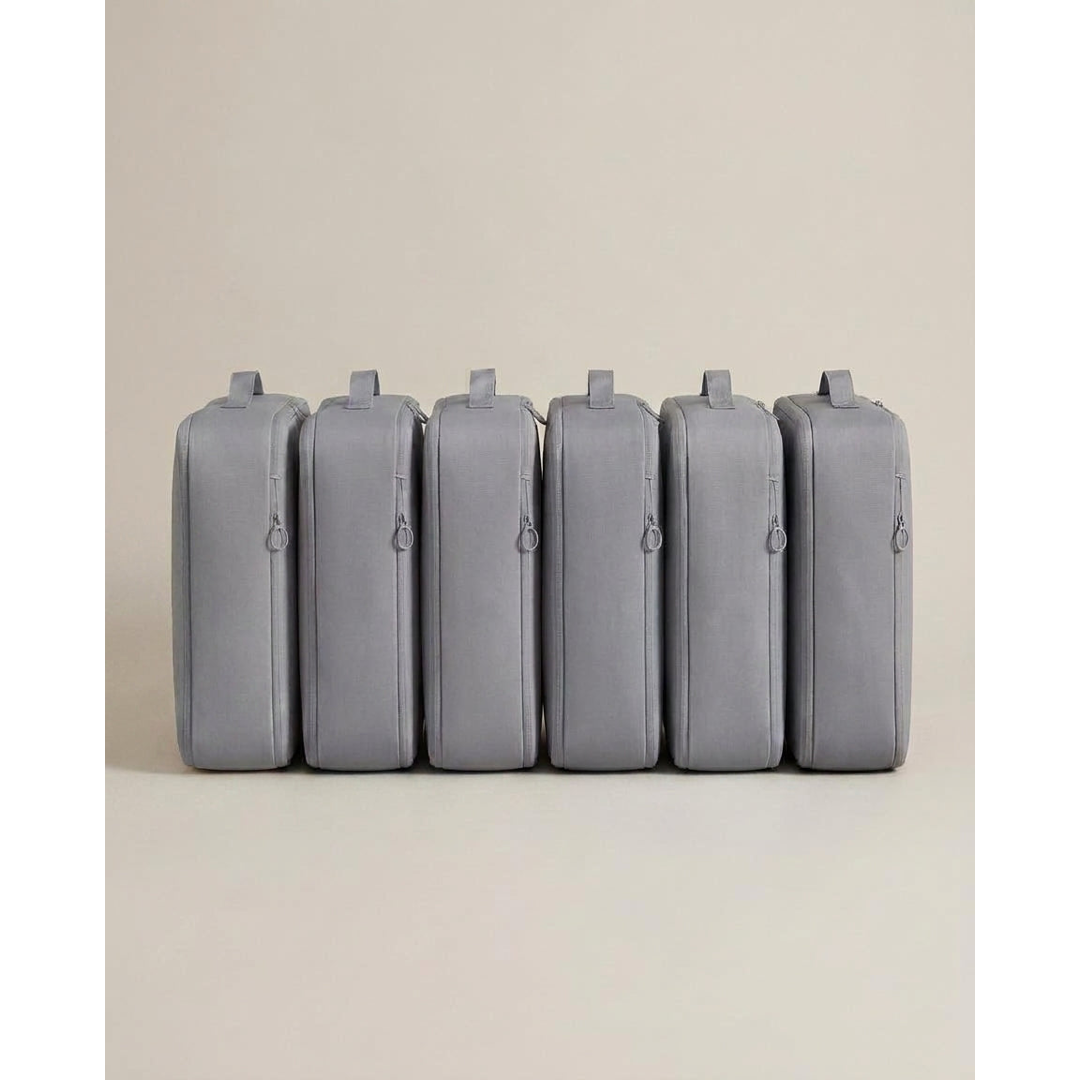 Space-Saving Compression Bags With Carry Handles