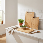 Double-Sided Wooden Prep Board for Safer Cooking
