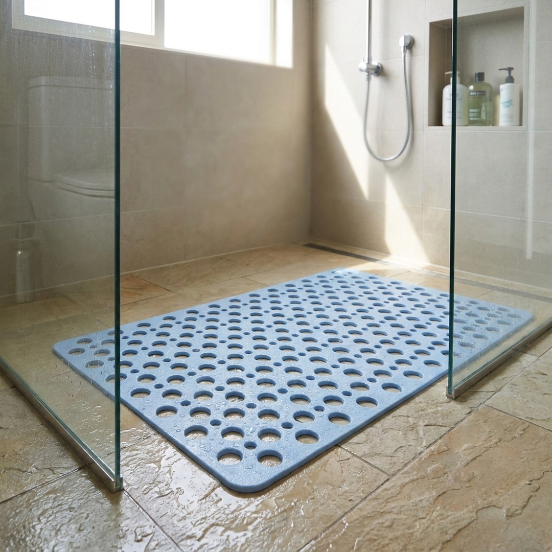 Anti-Slip Shower Mat with Secure Grip