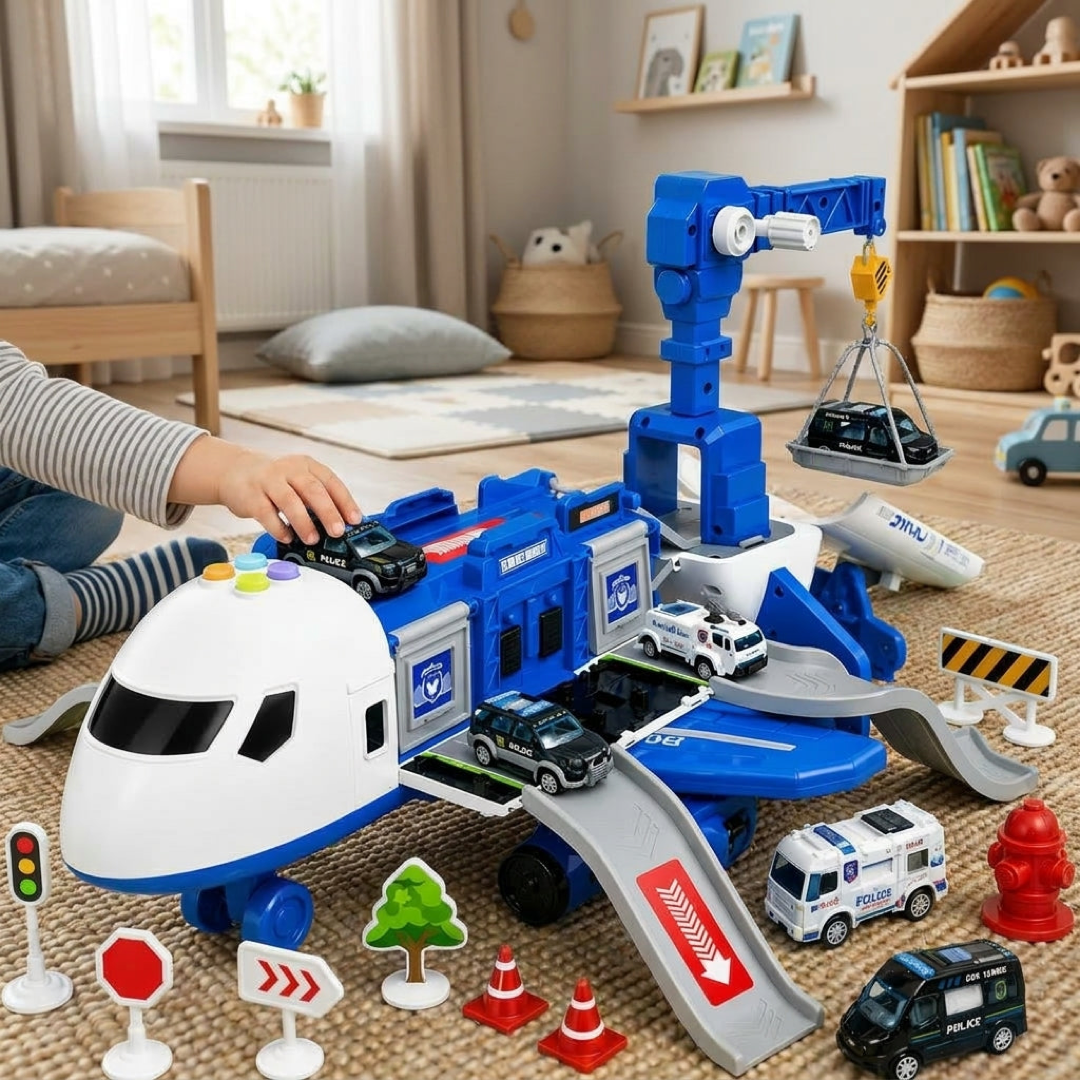 Airplane Adventure Playset for Creative Missions