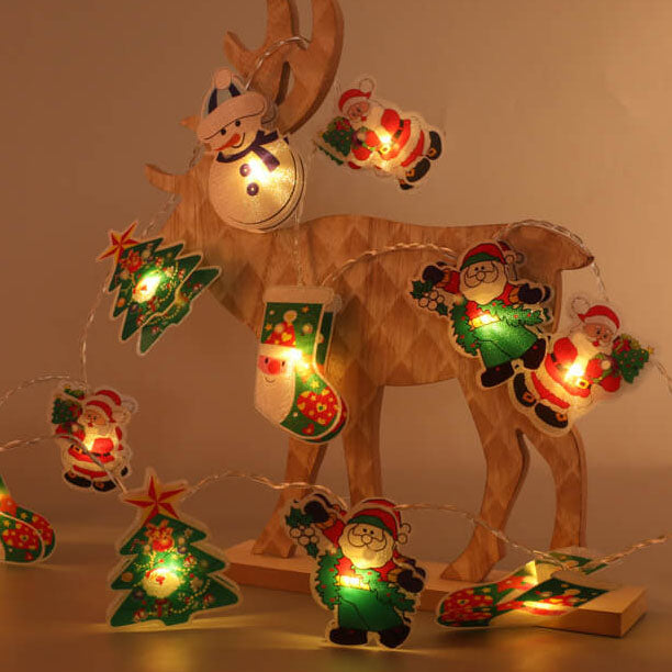 Christmas Table String Lights For Cozy Glow