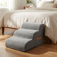 Supportive Pet Steps for Easier Furniture Access