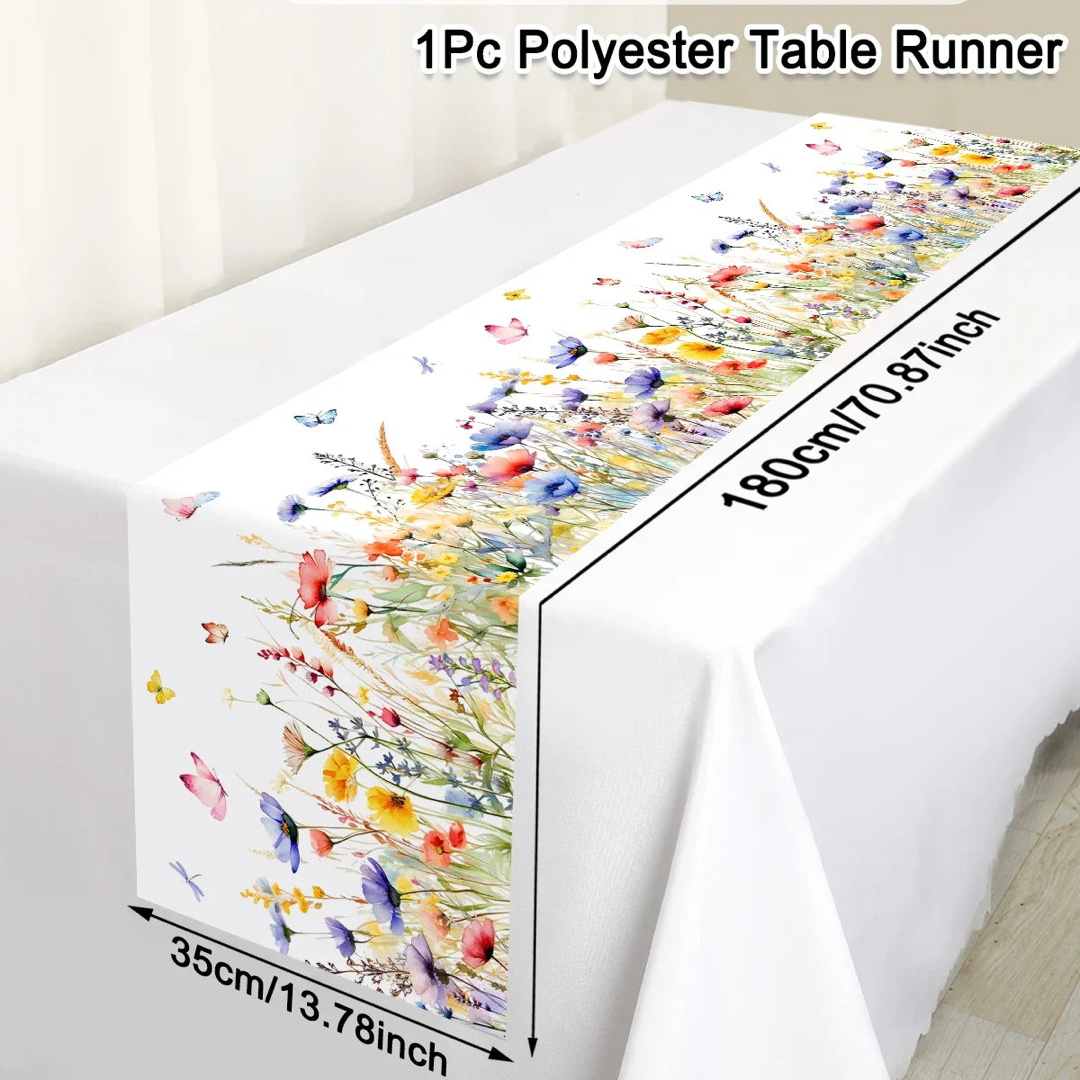 Tulip Fairy Table Runner for Cheerful Dining